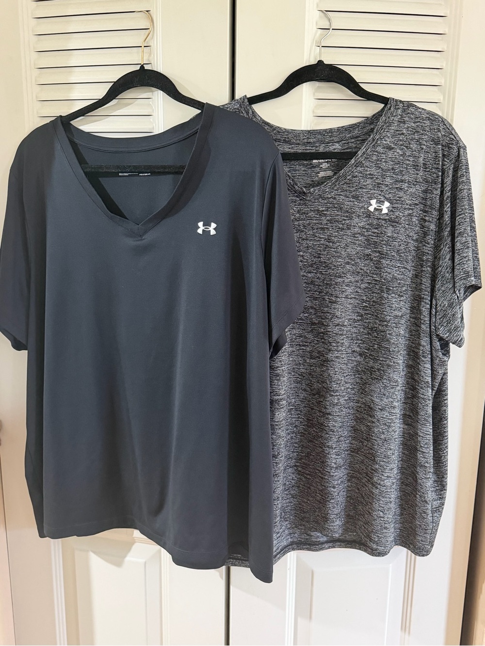 Women’s Under Armour V-Neck Performance T-Shirts, Both for $25